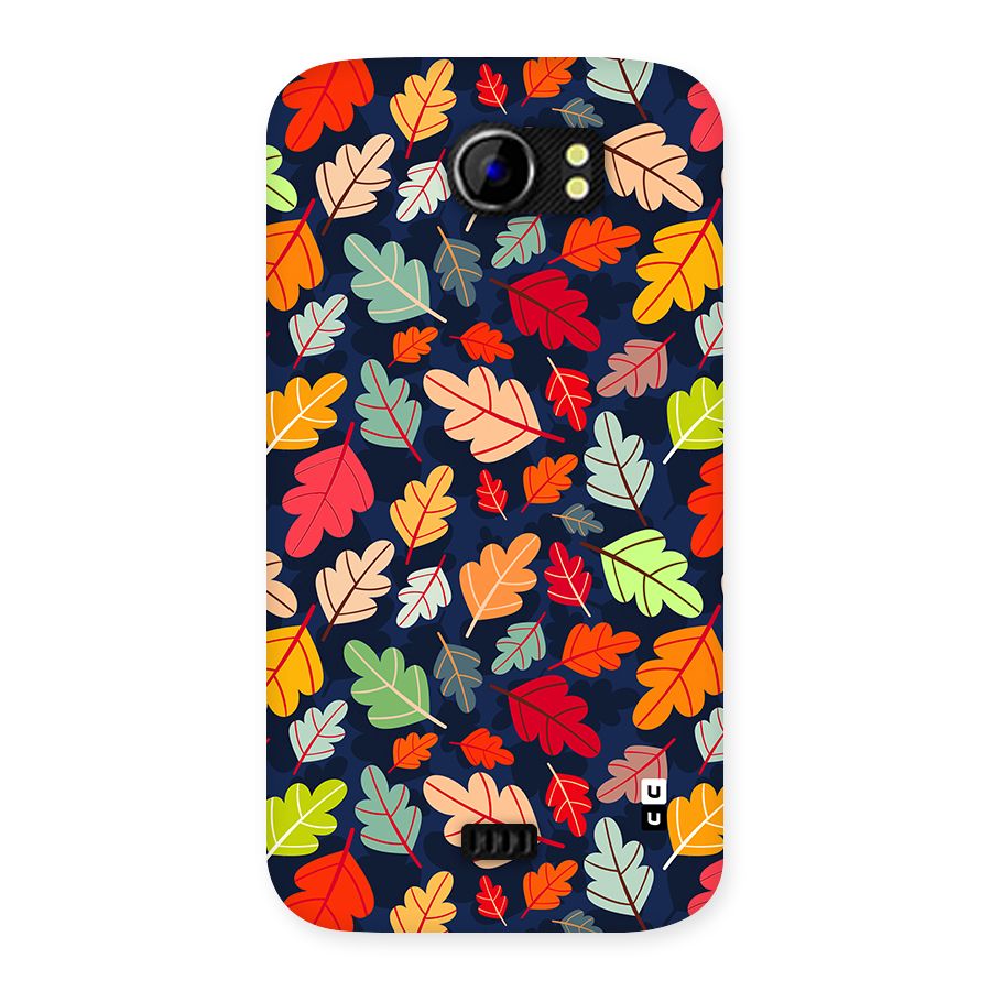 Colorful Leaves Beautiful Pattern Back Case for Canvas 2 A110