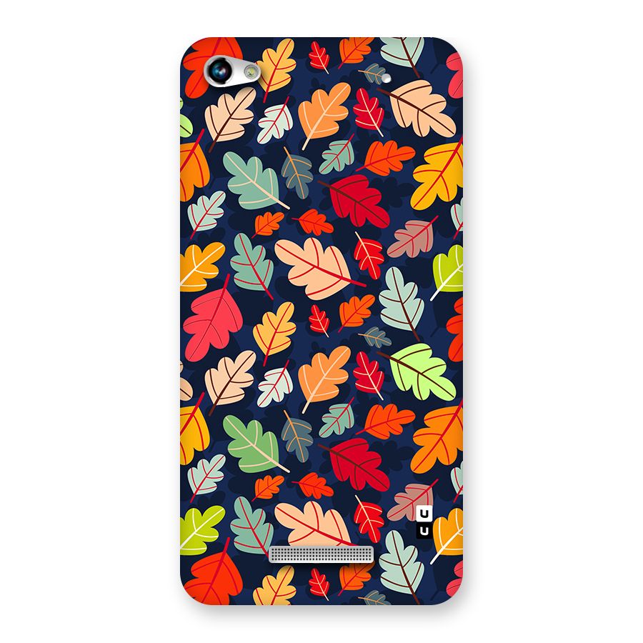 Colorful Leaves Beautiful Pattern Back Case for Canvas Hue 2 A316