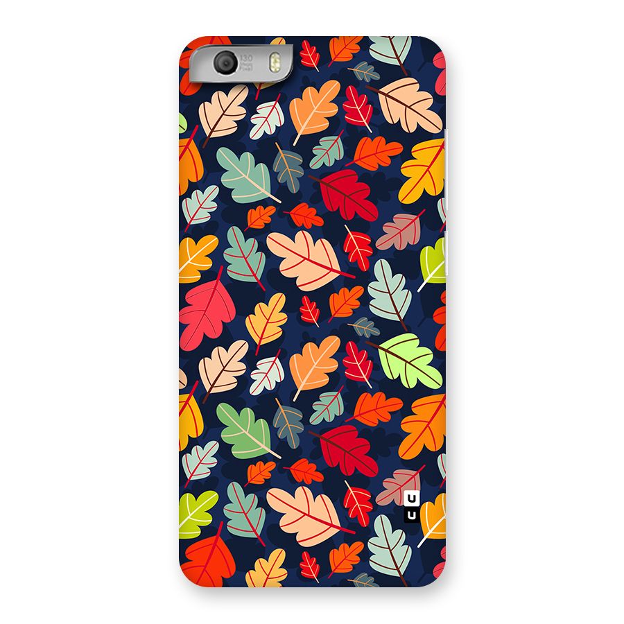 Colorful Leaves Beautiful Pattern Back Case for Canvas Knight 2