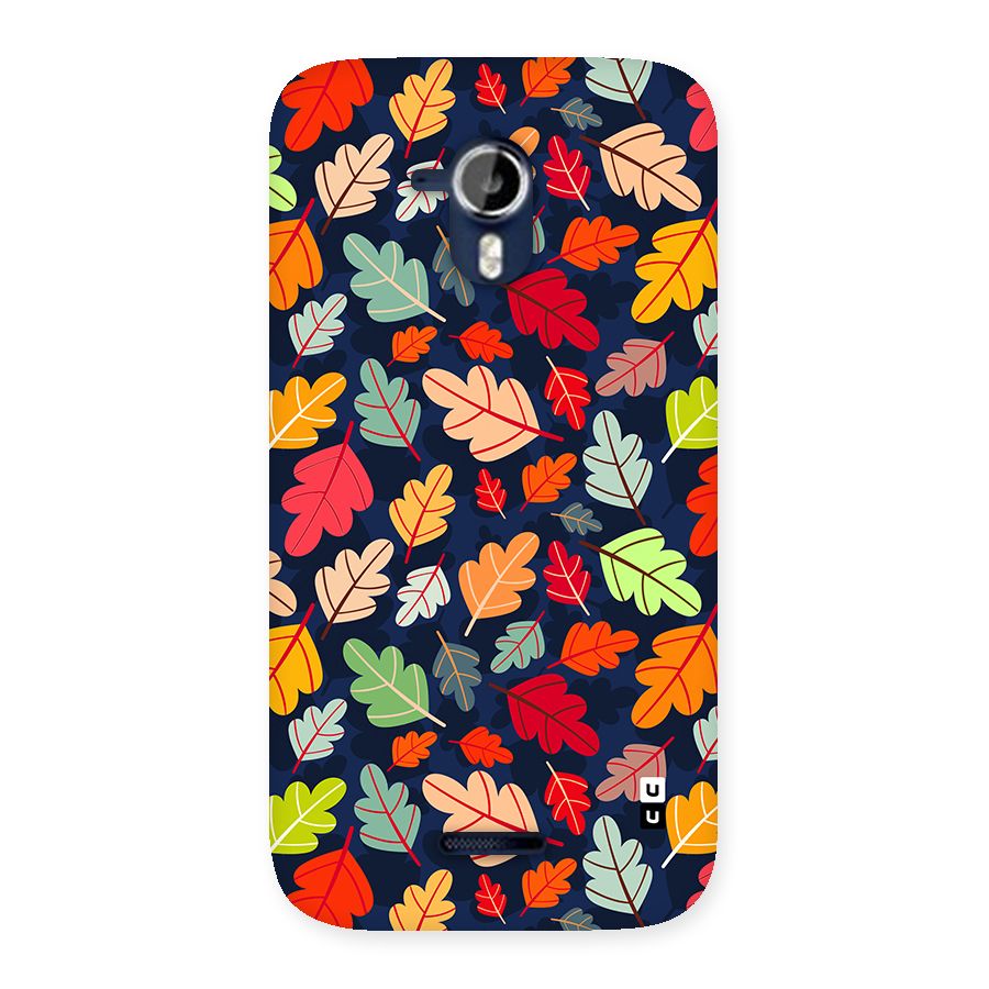 Colorful Leaves Beautiful Pattern Back Case for Canvas Magnus A117