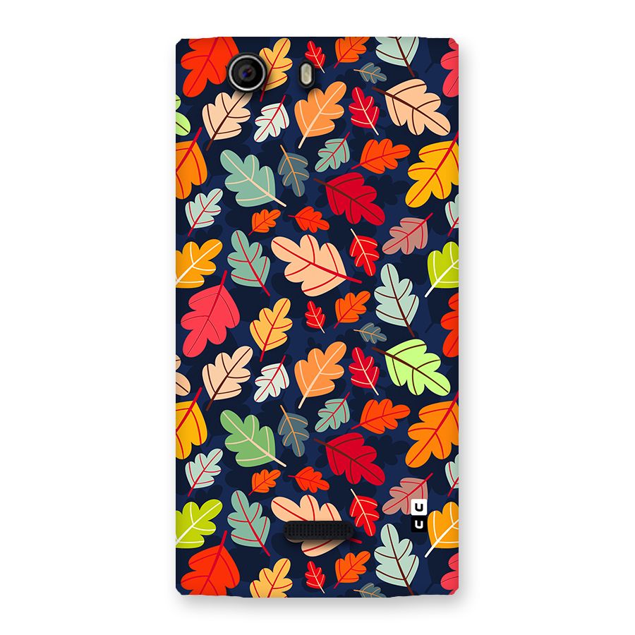 Colorful Leaves Beautiful Pattern Back Case for Canvas Nitro 2 E311