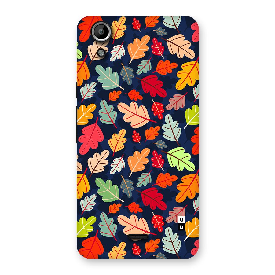 Colorful Leaves Beautiful Pattern Back Case for Canvas Selfie Lens Q345
