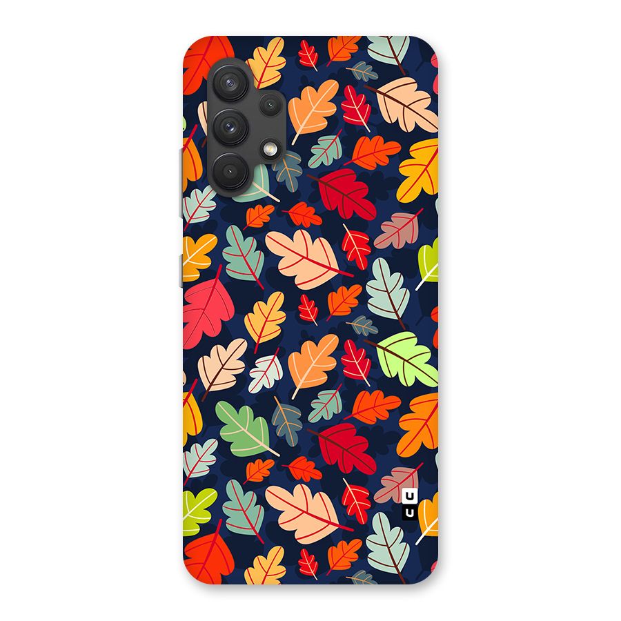 Colorful Leaves Beautiful Pattern Back Case for Galaxy A32
