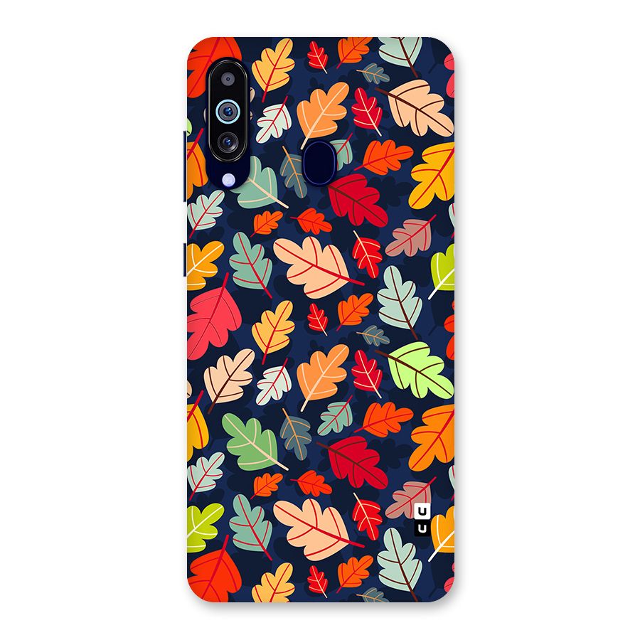 Colorful Leaves Beautiful Pattern Back Case for Galaxy A60