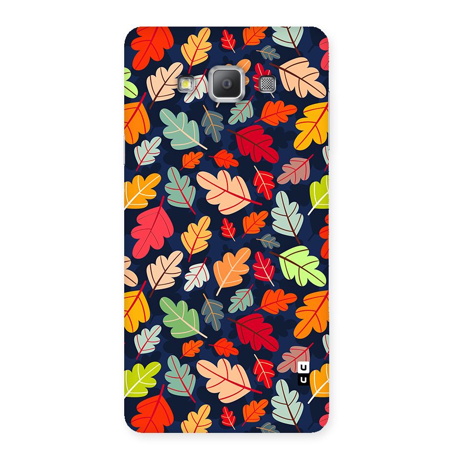 Colorful Leaves Beautiful Pattern Back Case for Galaxy A7