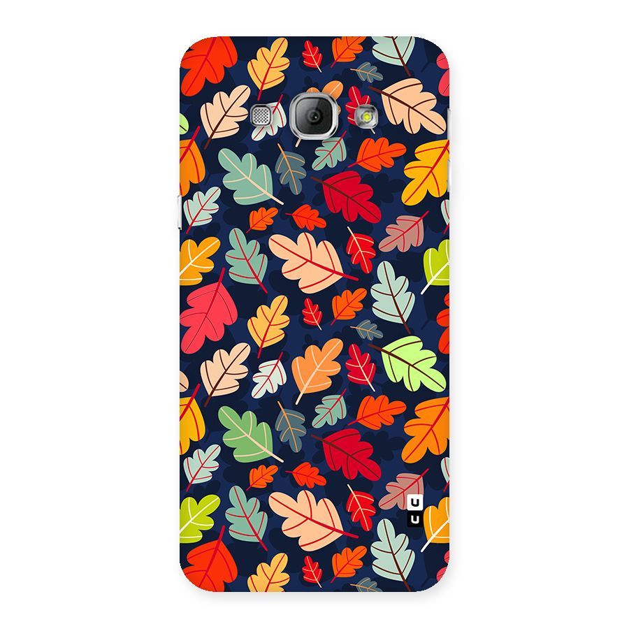 Colorful Leaves Beautiful Pattern Back Case for Galaxy A8