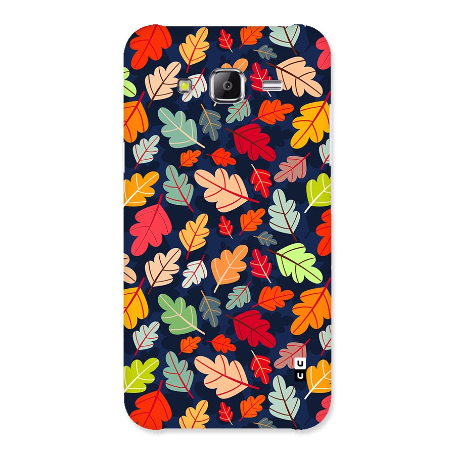 Colorful Leaves Beautiful Pattern Back Case for Galaxy J5