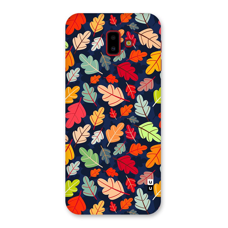 Colorful Leaves Beautiful Pattern Back Case for Galaxy J6 Plus