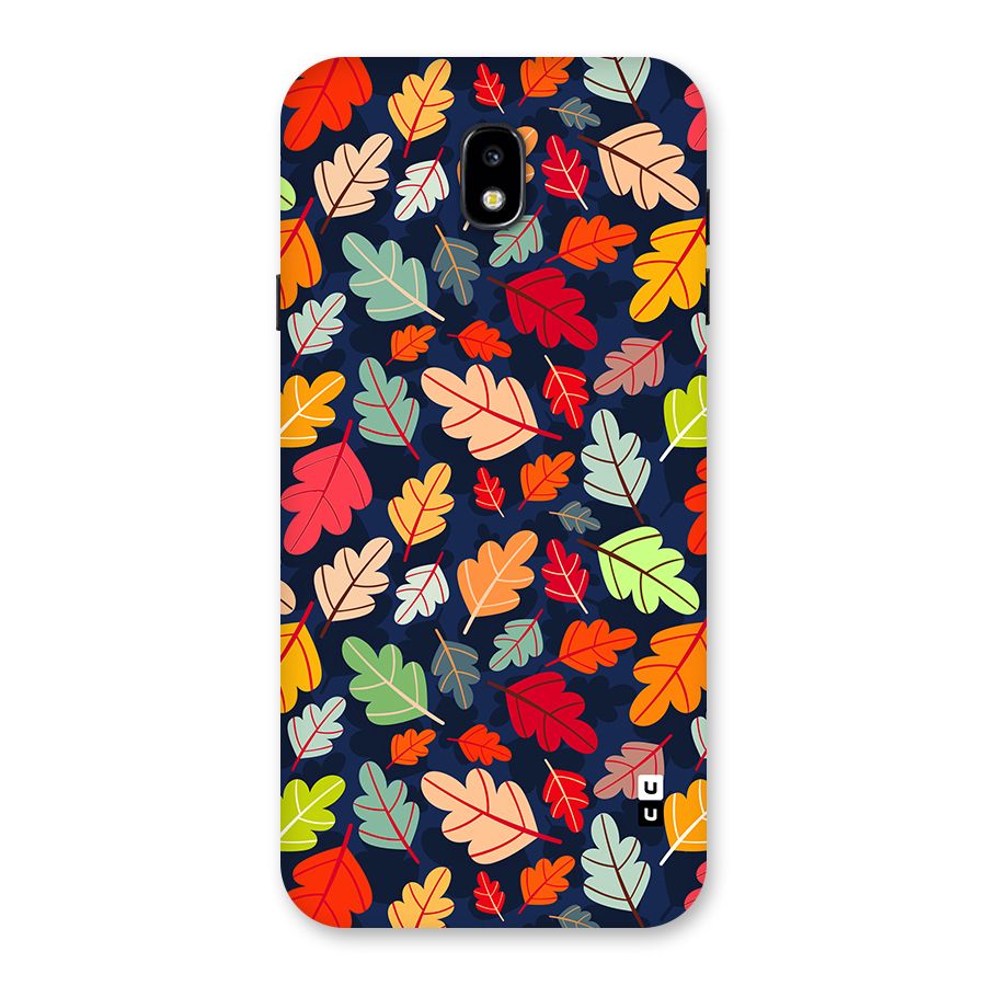 Colorful Leaves Beautiful Pattern Back Case for Galaxy J7 Pro