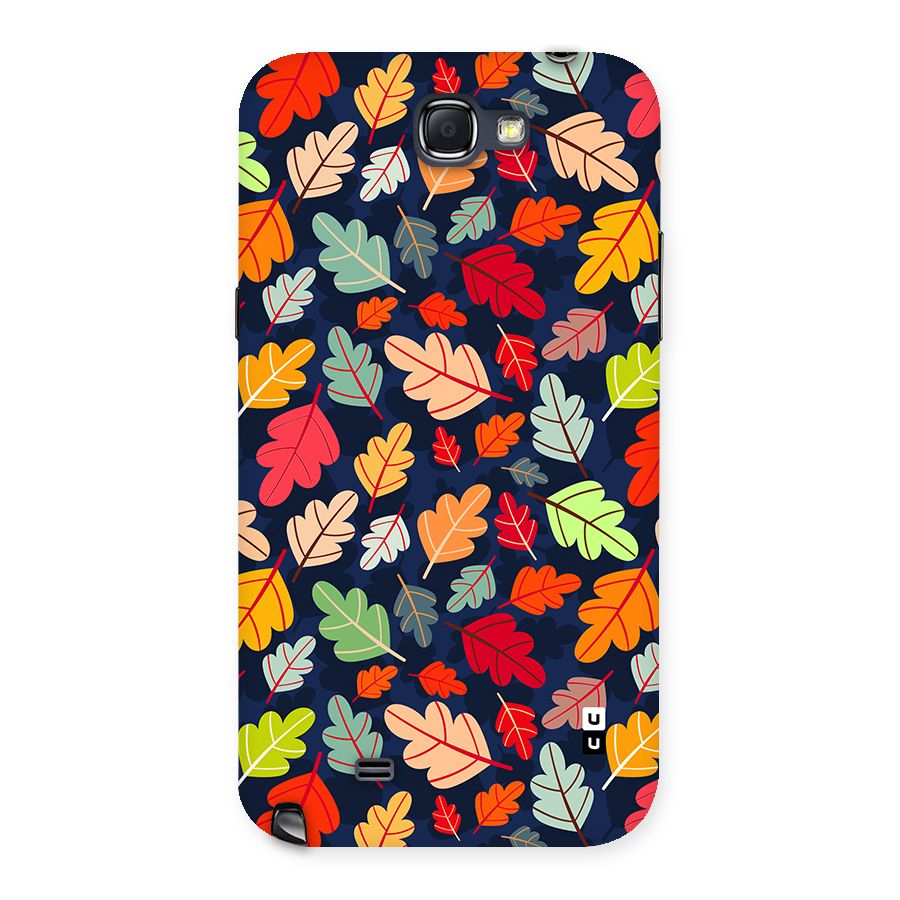Colorful Leaves Beautiful Pattern Back Case for Galaxy Note 2