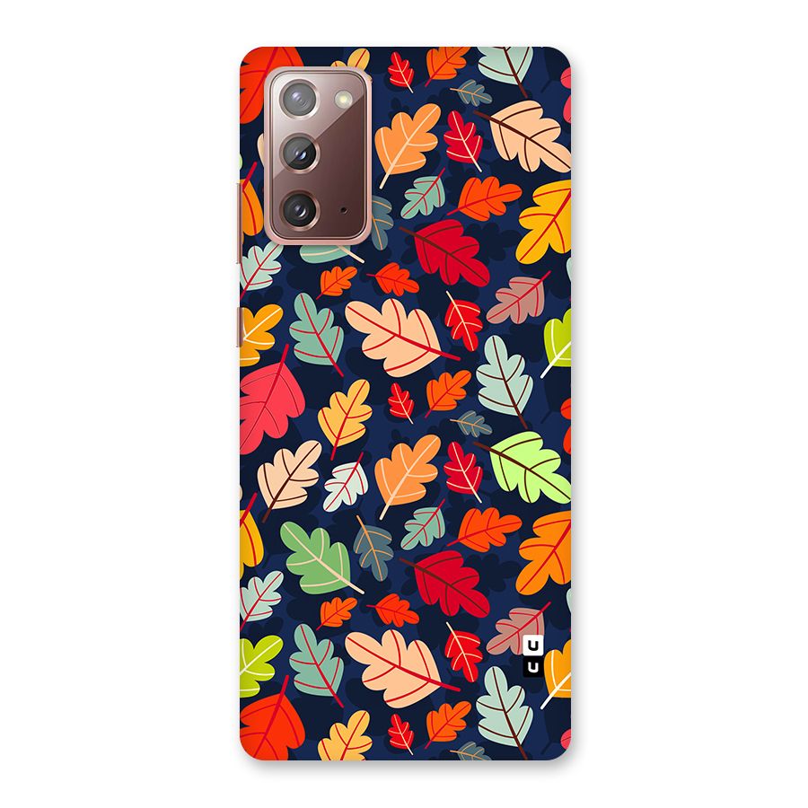 Colorful Leaves Beautiful Pattern Back Case for Galaxy Note 20