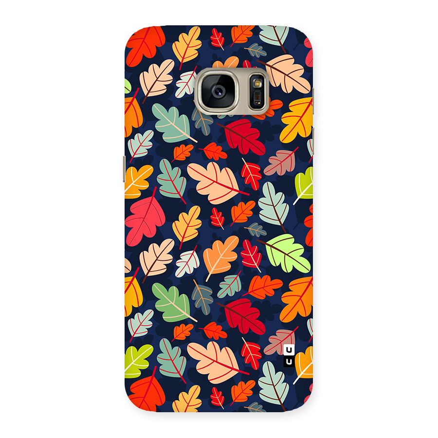 Colorful Leaves Beautiful Pattern Back Case for Galaxy S7
