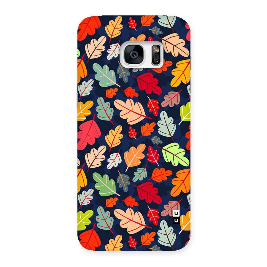 Colorful Leaves Beautiful Pattern Back Case for Galaxy S7 Edge