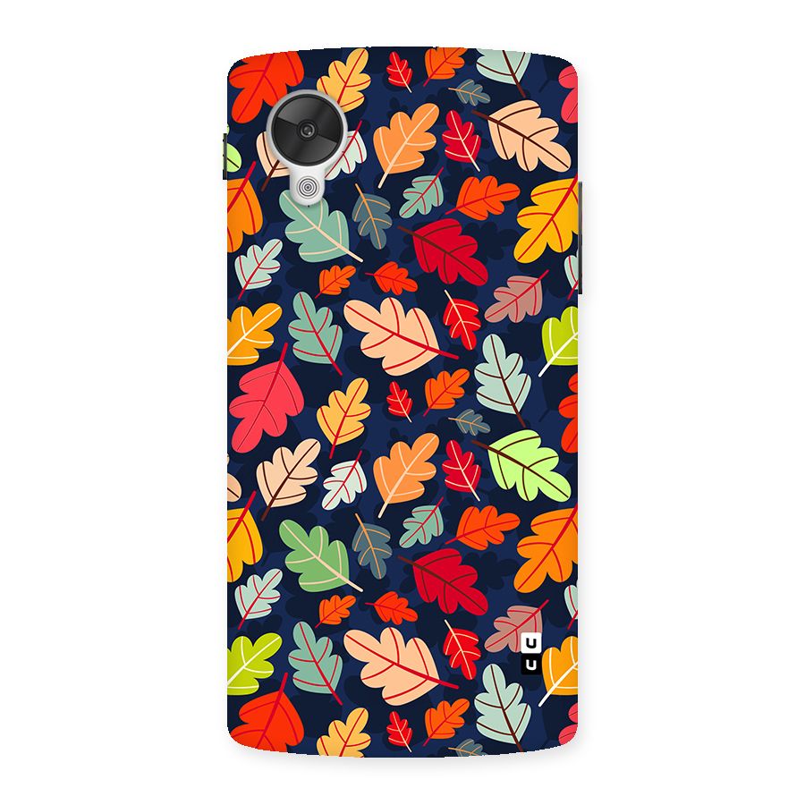 Colorful Leaves Beautiful Pattern Back Case for Google Nexus 5