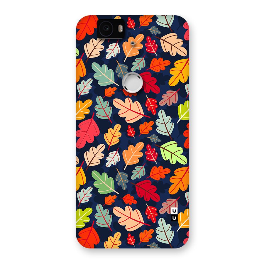 Colorful Leaves Beautiful Pattern Back Case for Google Nexus 6P