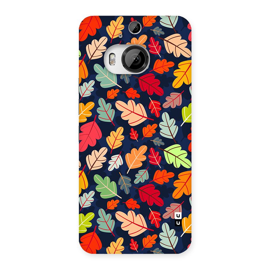 Colorful Leaves Beautiful Pattern Back Case for HTC One M9 Plus