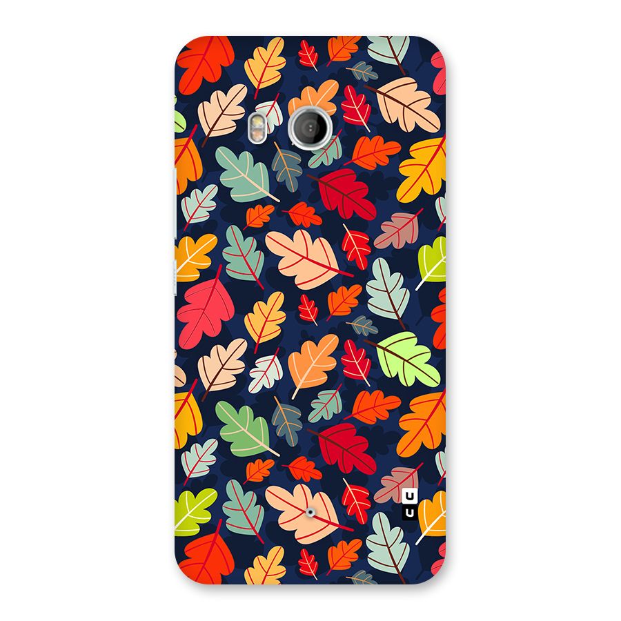 Colorful Leaves Beautiful Pattern Back Case for HTC U11