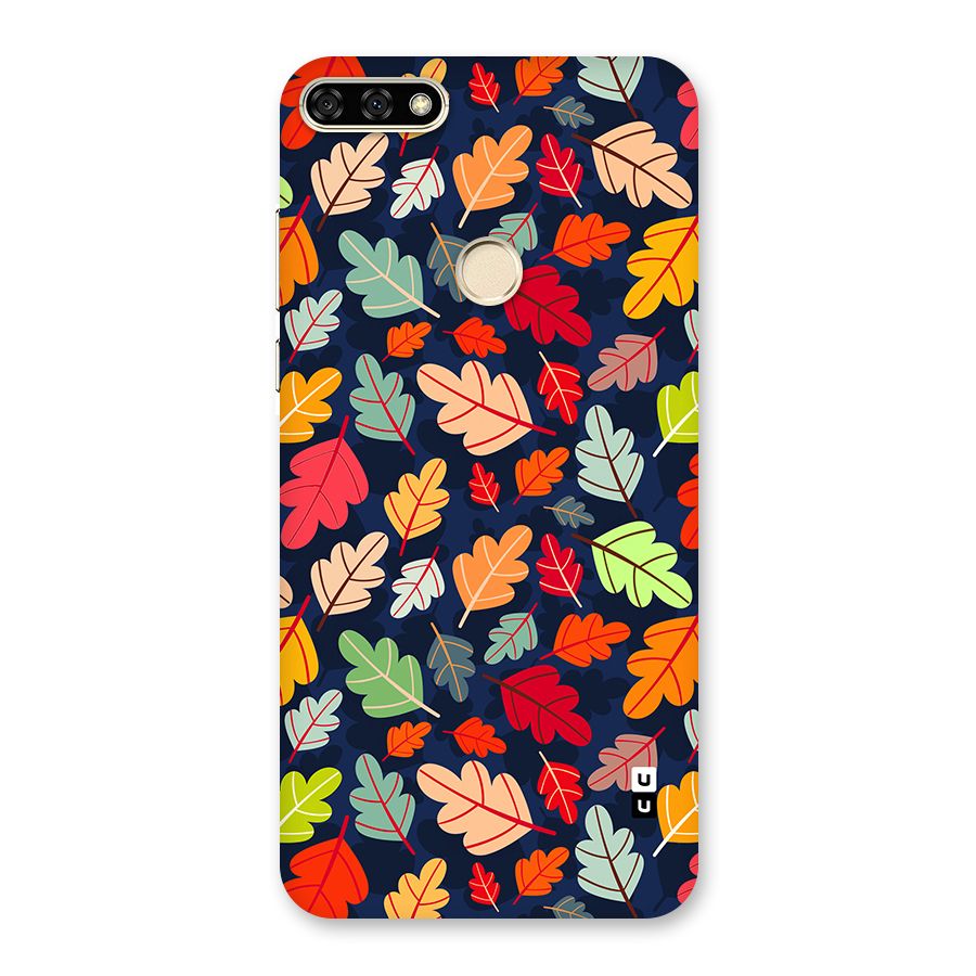 Colorful Leaves Beautiful Pattern Back Case for Honor 7A