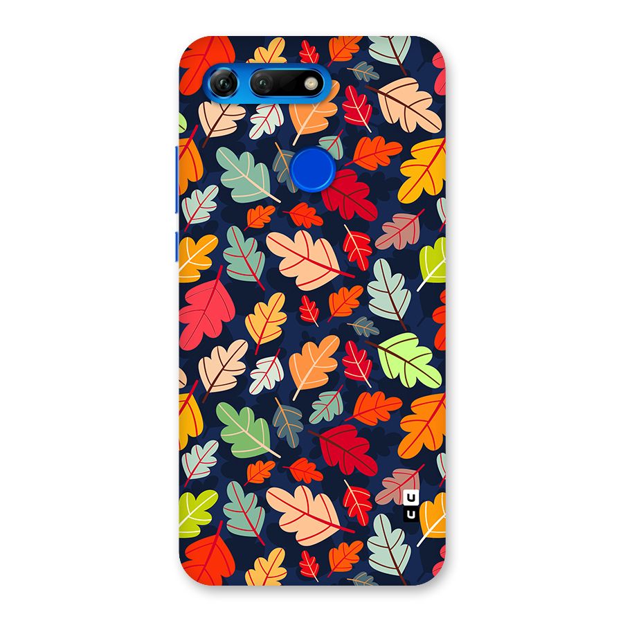 Colorful Leaves Beautiful Pattern Back Case for Honor View 20