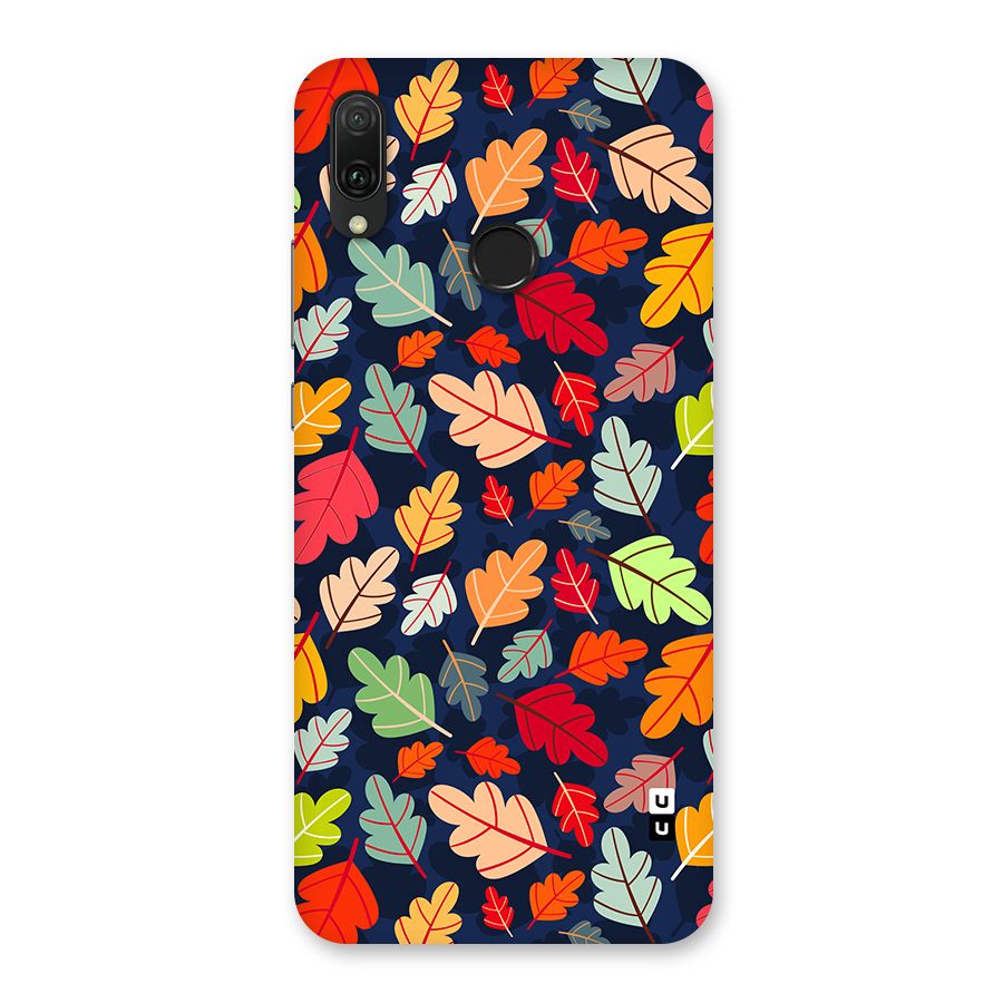 Colorful Leaves Beautiful Pattern Back Case for Huawei Y9 (2019)