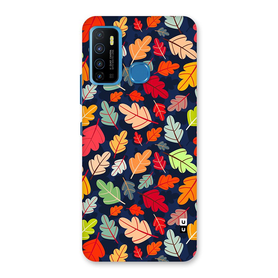 Colorful Leaves Beautiful Pattern Back Case for Infinix Hot 9
