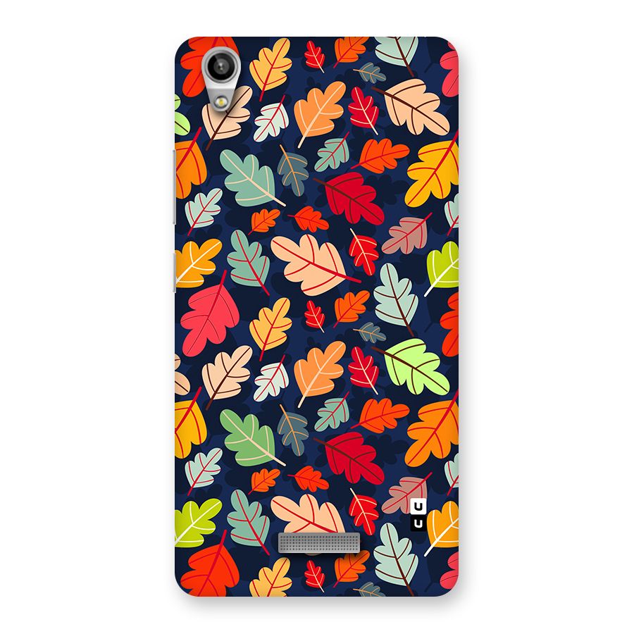 Colorful Leaves Beautiful Pattern Back Case for Lava Pixel V1