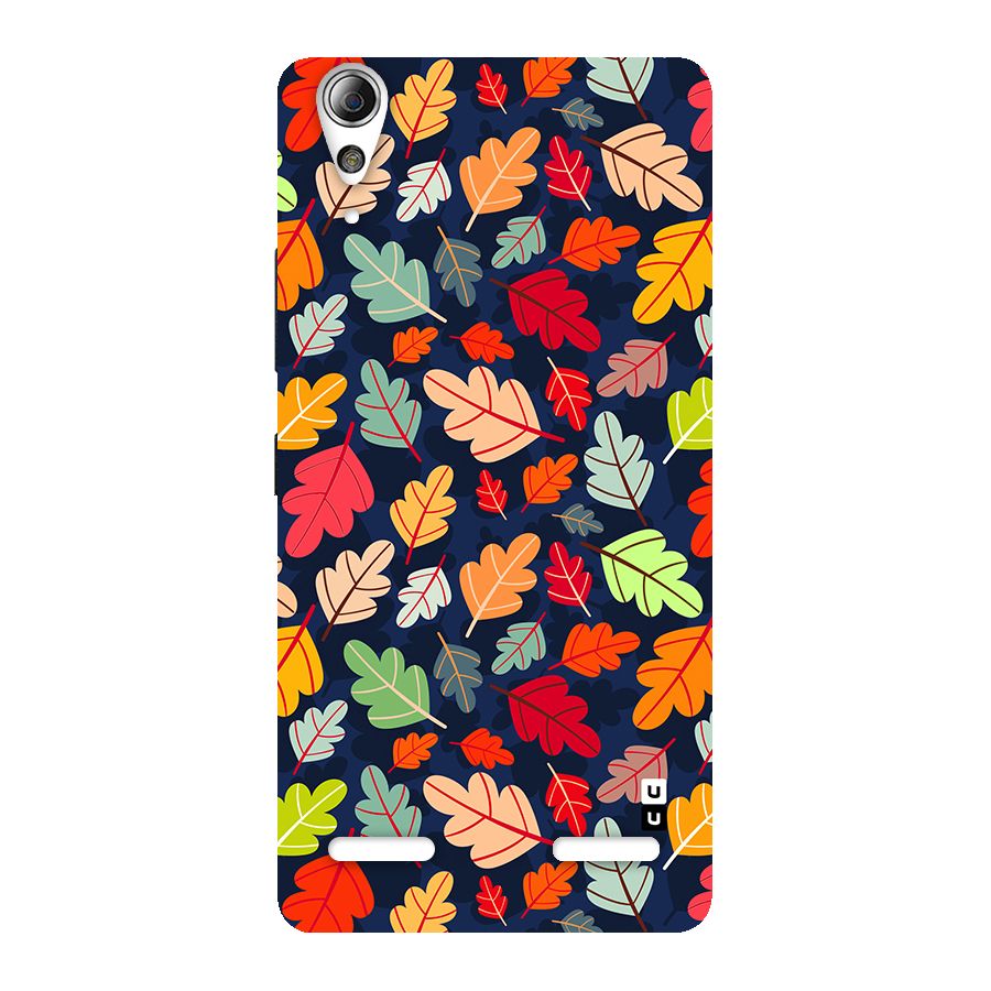 Colorful Leaves Beautiful Pattern Back Case for Lenovo A6000