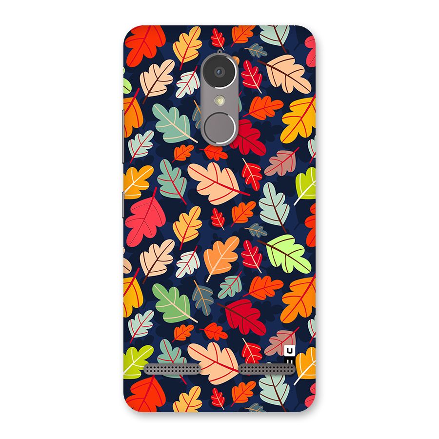 Colorful Leaves Beautiful Pattern Back Case for Lenovo K6