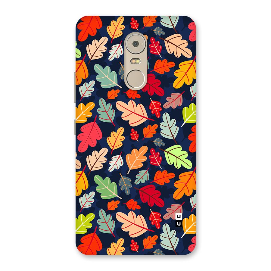 Colorful Leaves Beautiful Pattern Back Case for Lenovo K6 Note