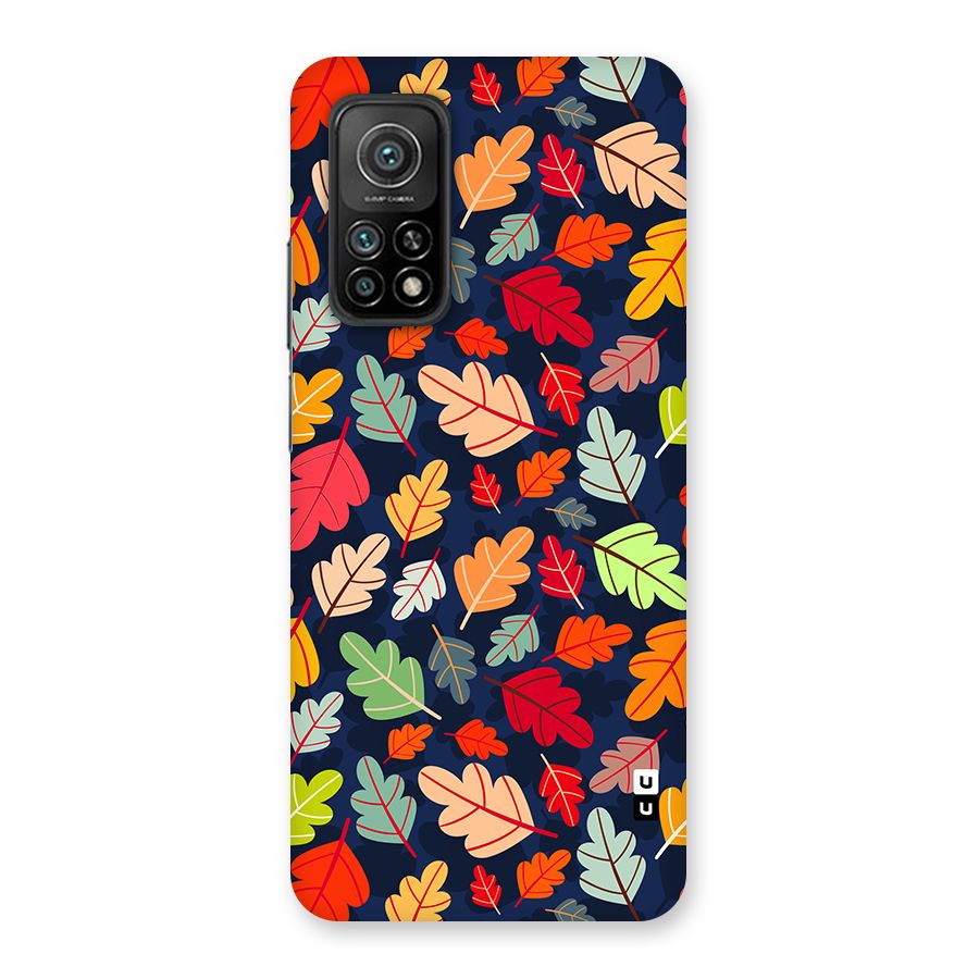 Colorful Leaves Beautiful Pattern Back Case for Mi 10T 5G