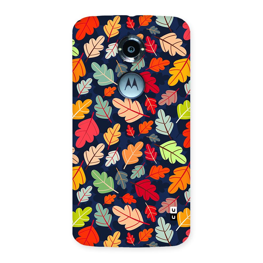 Colorful Leaves Beautiful Pattern Back Case for Moto X2