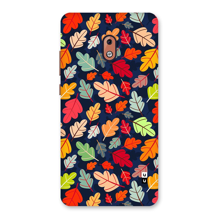 Colorful Leaves Beautiful Pattern Back Case for Nokia 2.1