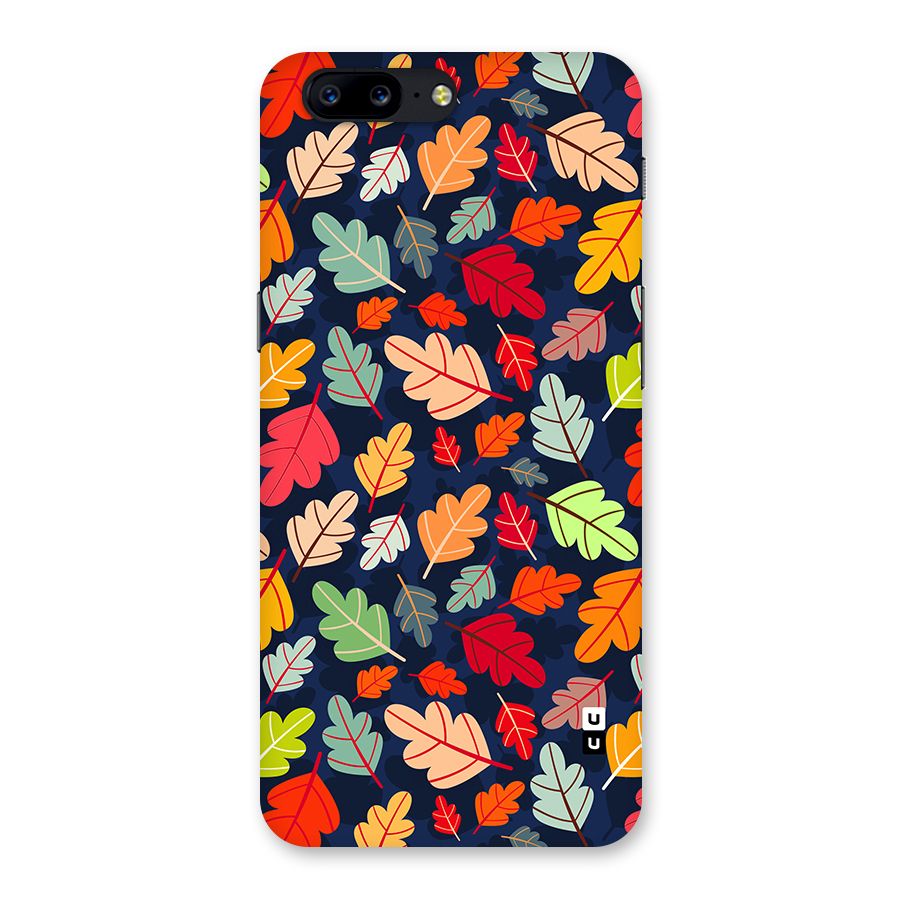 Colorful Leaves Beautiful Pattern Back Case for OnePlus 5