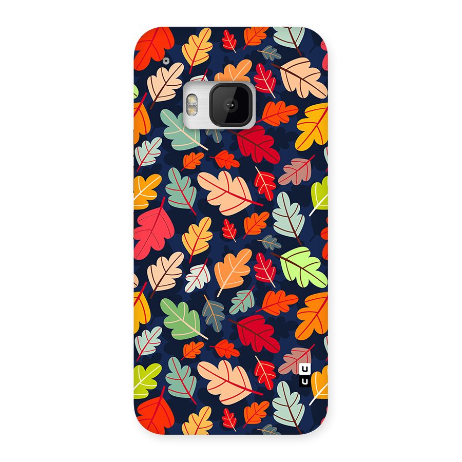 Colorful Leaves Beautiful Pattern Back Case for One M9