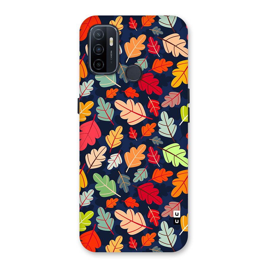 Colorful Leaves Beautiful Pattern Back Case for Oppo A32