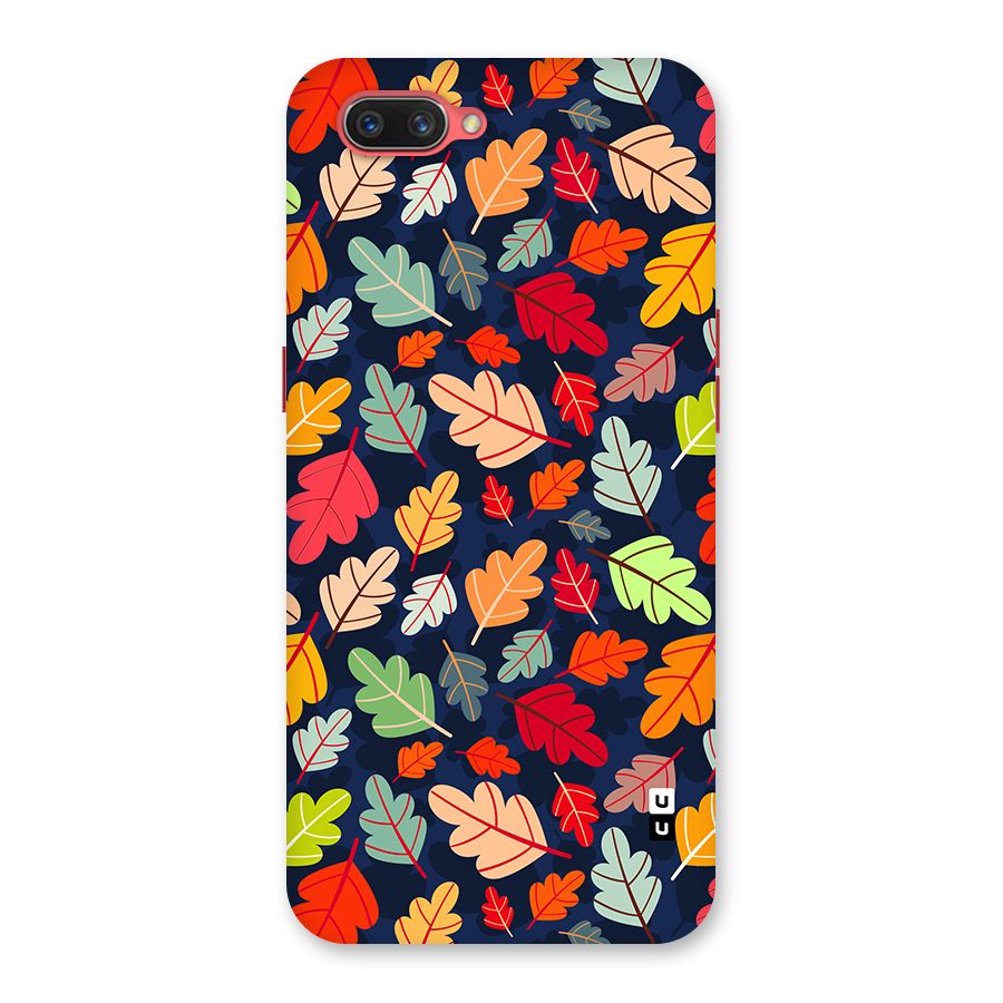 Colorful Leaves Beautiful Pattern Back Case for Oppo A3s