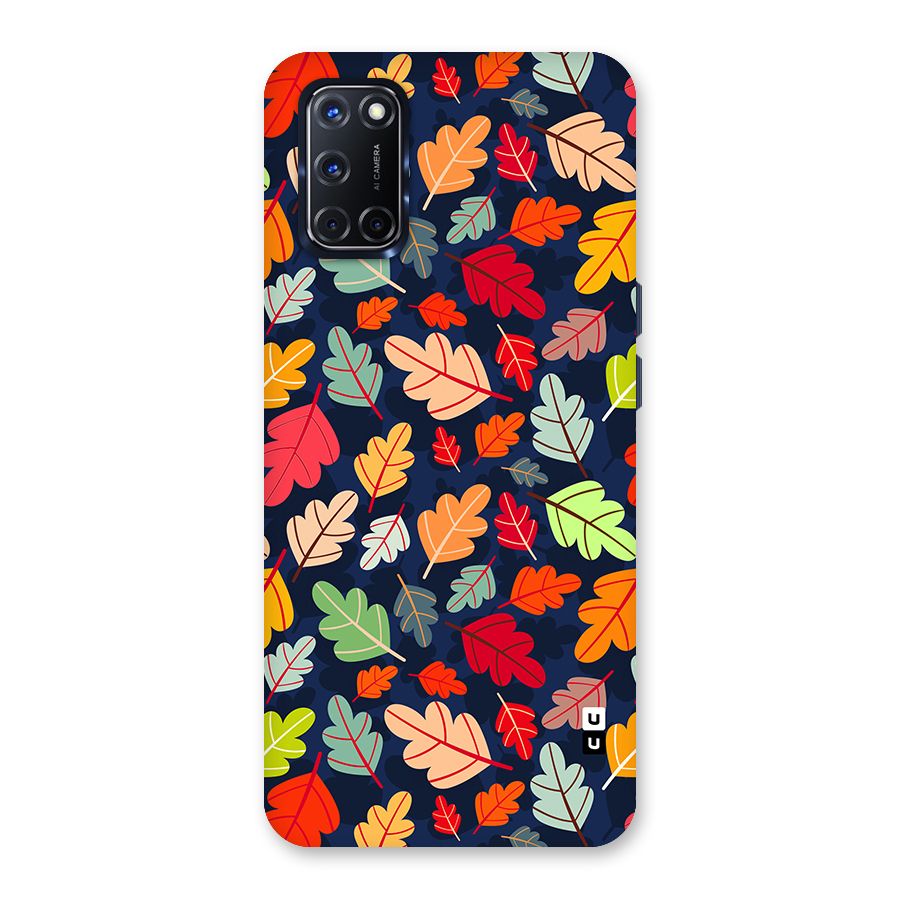 Colorful Leaves Beautiful Pattern Back Case for Oppo A52