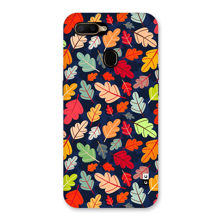 Colorful Leaves Beautiful Pattern Back Case for Oppo A5s