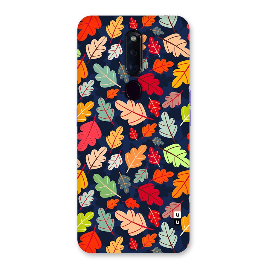 Colorful Leaves Beautiful Pattern Back Case for Oppo F11 Pro