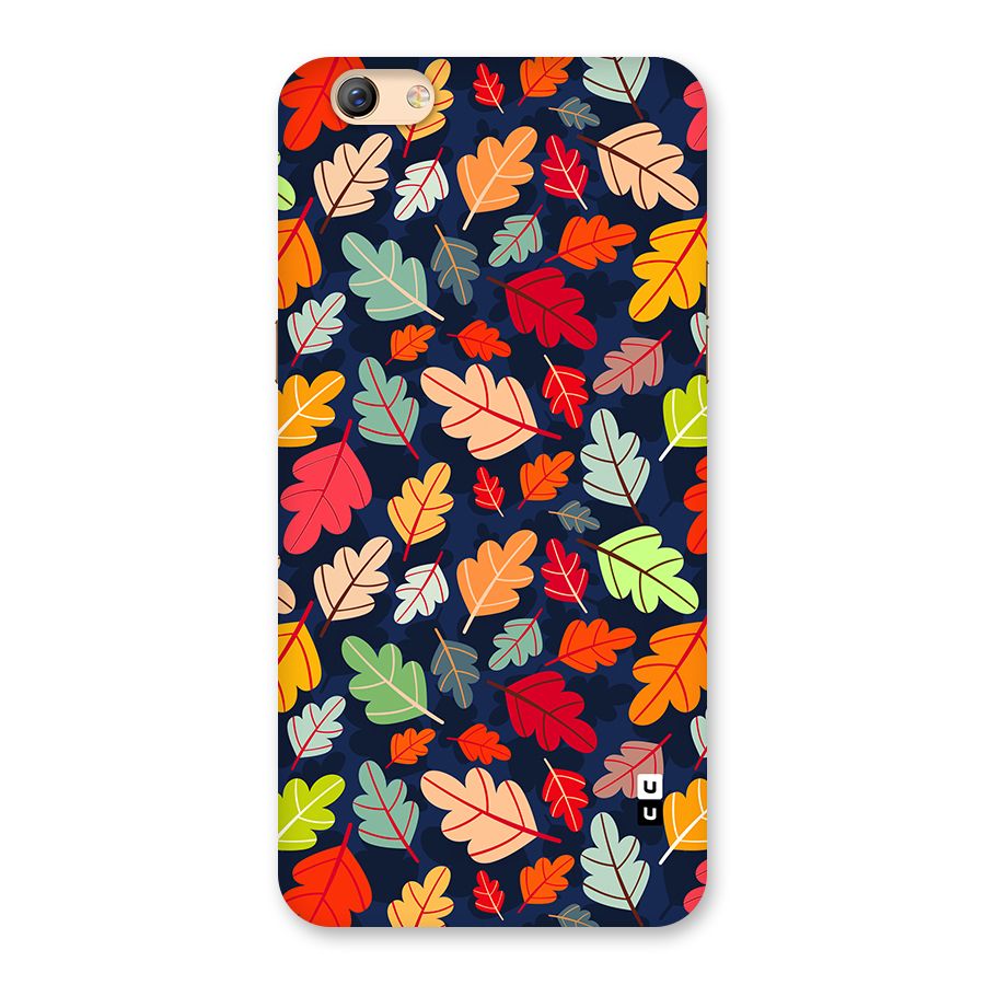 Colorful Leaves Beautiful Pattern Back Case for Oppo F3 Plus