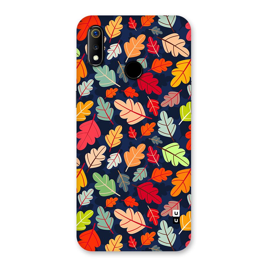 Colorful Leaves Beautiful Pattern Back Case for Realme 3
