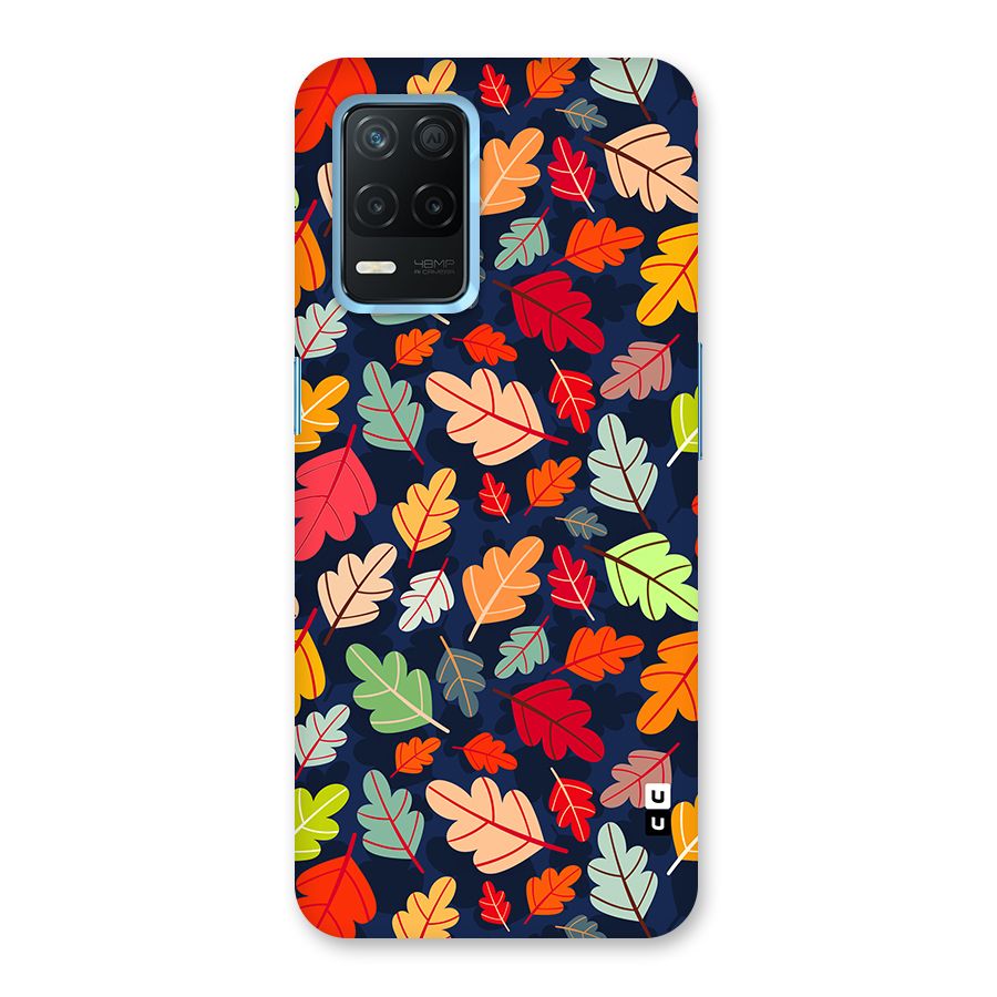 Colorful Leaves Beautiful Pattern Back Case for Realme 8 5G