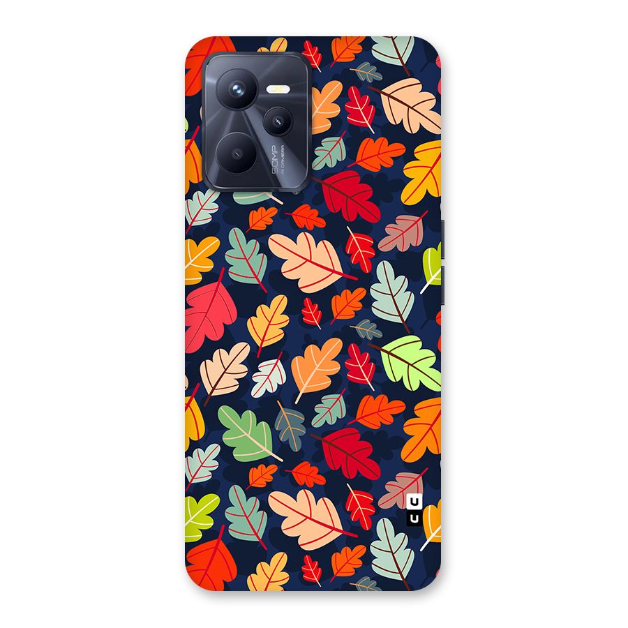 Colorful Leaves Beautiful Pattern Back Case for Realme C35