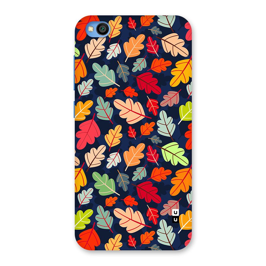 Colorful Leaves Beautiful Pattern Back Case for Redmi Go