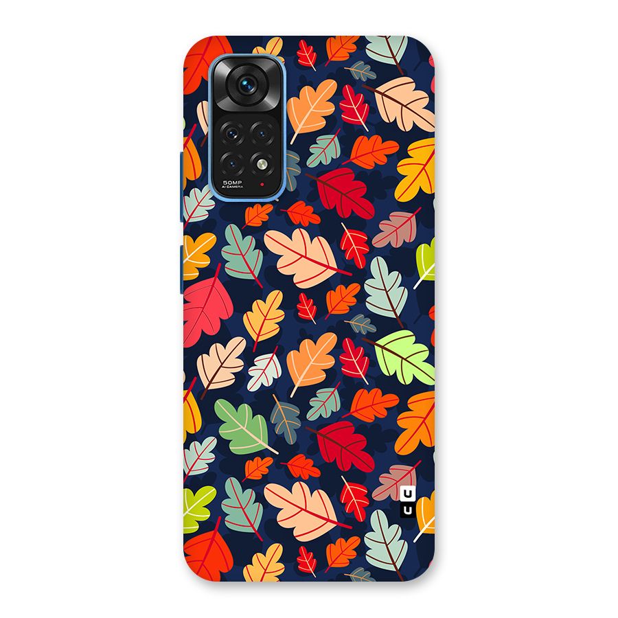 Colorful Leaves Beautiful Pattern Back Case for Redmi Note 11S