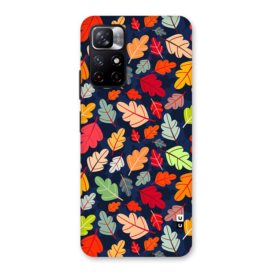 Colorful Leaves Beautiful Pattern Back Case for Redmi Note 11T 5G