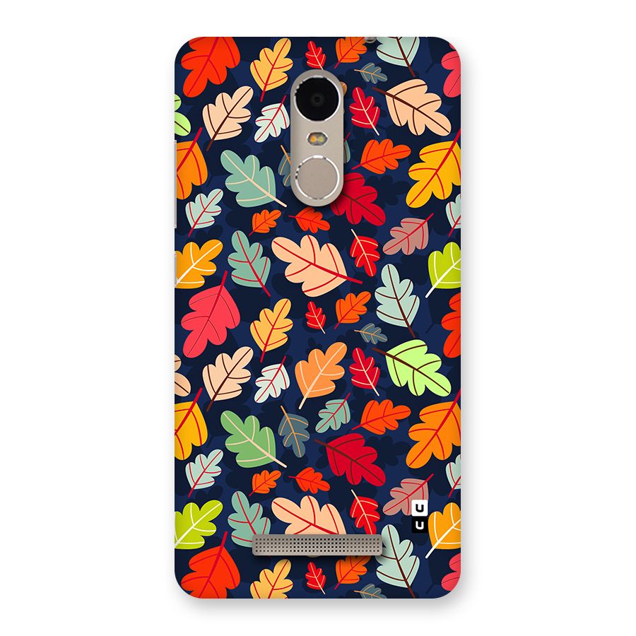 Colorful Leaves Beautiful Pattern Back Case for Redmi Note 3