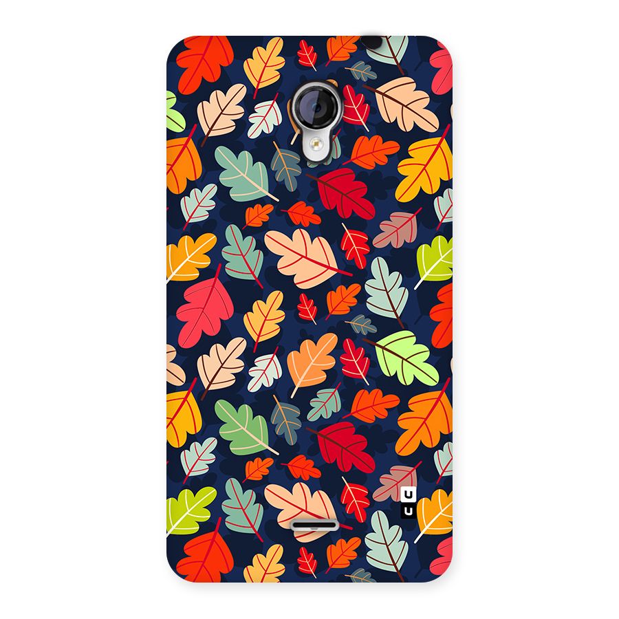 Colorful Leaves Beautiful Pattern Back Case for Unite 2 A106