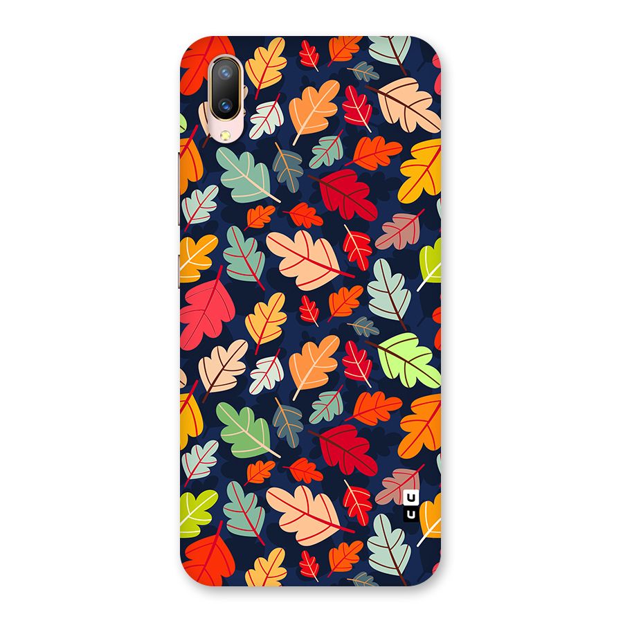 Colorful Leaves Beautiful Pattern Back Case for Vivo V11 Pro