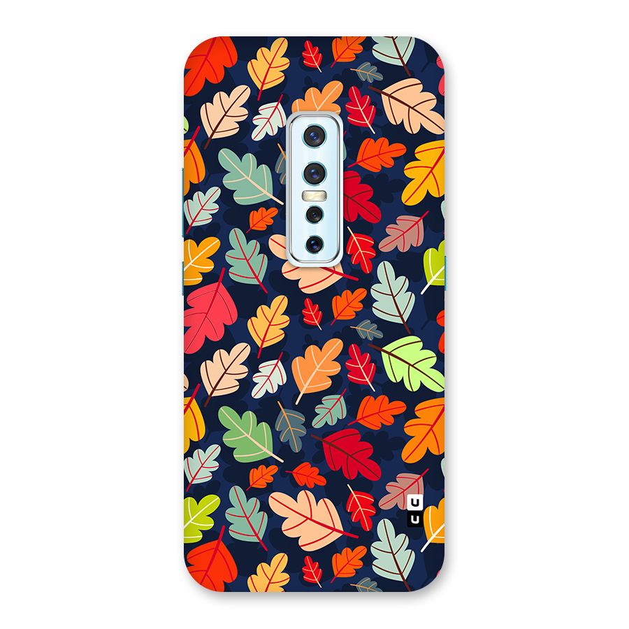 Colorful Leaves Beautiful Pattern Back Case for Vivo V17 Pro